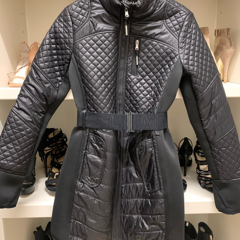 Michael Kors Belted Slim Puffer XS